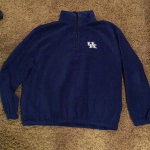 U of K University of Kentucky 3/4” zip pullover